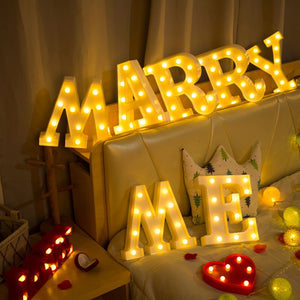 LED Night Light Creative 26 English Alphabet