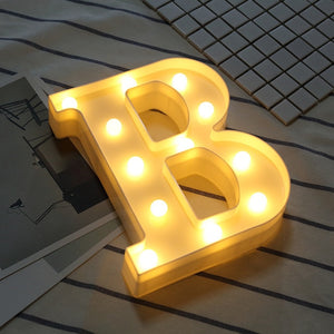 LED Night Light Creative 26 English Alphabet