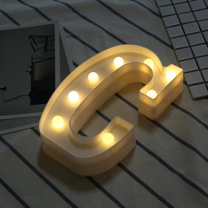 LED Night Light Creative 26 English Alphabet