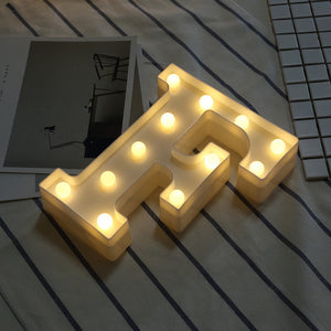 LED Night Light Creative 26 English Alphabet