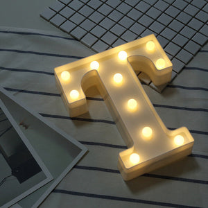 LED Night Light Creative 26 English Alphabet