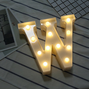 LED Night Light Creative 26 English Alphabet