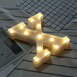 LED Night Light Creative 26 English Alphabet