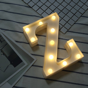 LED Night Light Creative 26 English Alphabet